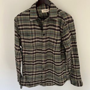 Taylor Stitch Crater Shirt in Blue Plaid (40)